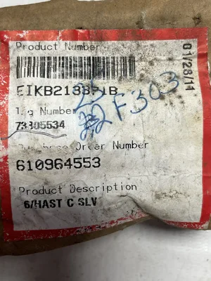 Flowserve EIKB213371B Hastalloy Pump Shaft Sleeve -NIB