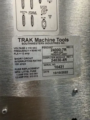 2014 TRAK DPM SX2P CNC Vertical Mills | GMT (15)