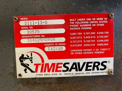 2007 TIMESAVER 2111-12-0 Sanders | GMT (7)