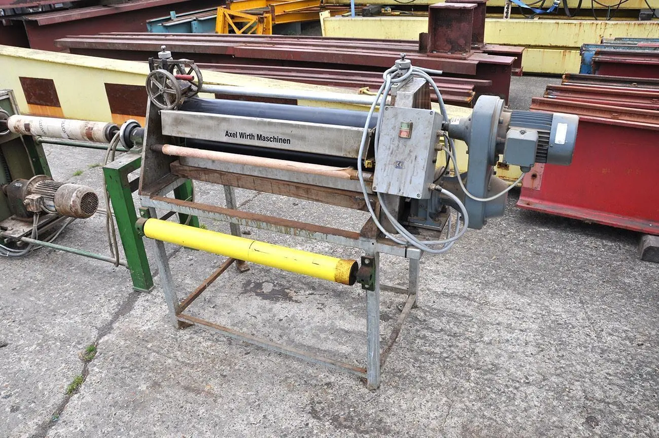 USED AXEL WIRTH MASCHINEN ROLLER COATING MACHINE
