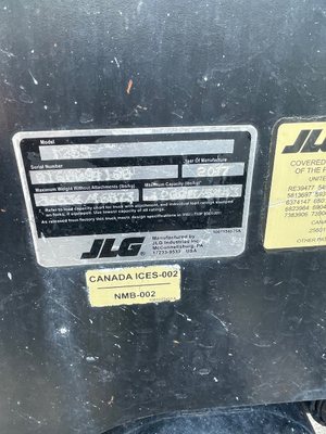 USED 2017 JLG 1255