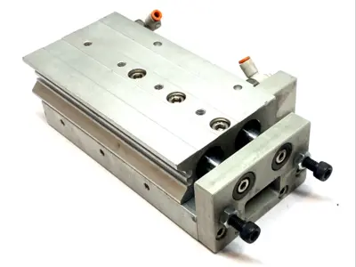 Used Fabco‑Air Guided Air Cylinder 20mm Bore 75mm Stroke Pneumatic Cylinders Michigan US | Maverick Industrial Sales #1402038
