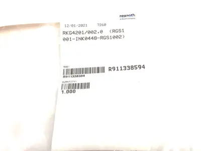 NEW BOSCH REXROTH ENCODER POWER CABLE RKG4201/002,0 (RGS1001-REG0013-RGS1002)