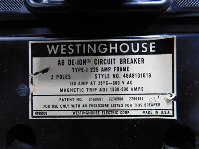 USED WESTINGHOUSE F3150