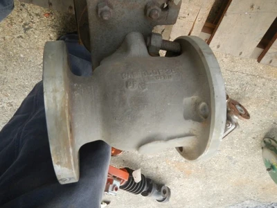 Jamesbury 3" 150 Rating, 316 Stainless Flanged Control Valve