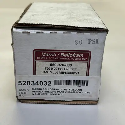 New | in-Stock MARSH BELLOFRAM 960-070-000 Solenoid Regulators Ohio US | Surplus Asset Holdings #1238353