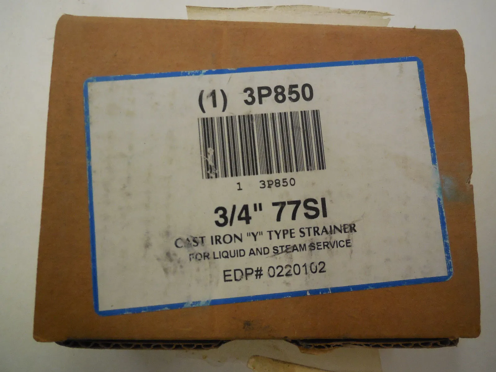 NEW WATTS REGULATOR 3P850 77SI 3/4" Y TYPE STRAINER