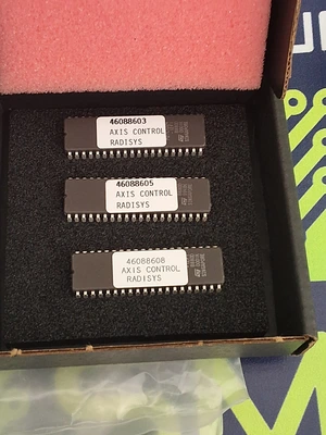 RADISYS AXIS CONTROL CHIP / PROMS SET 46088603 / 46088605 / 46088608 - BRAND NEW
