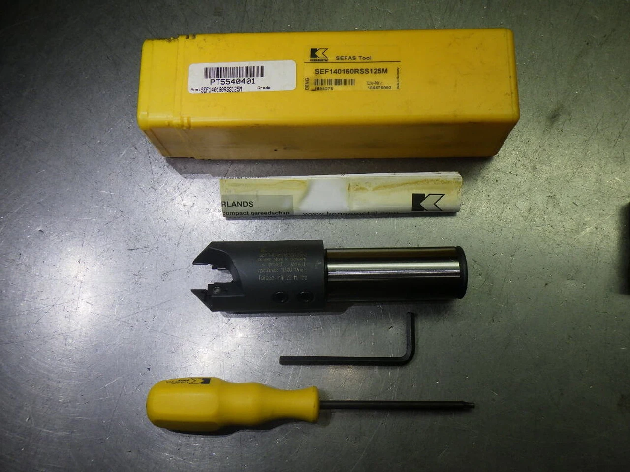 Kennametal SEFAS 14mm Metric Chamfer/Drill Tool Holder SEF140160RSS125M (LOC2289)