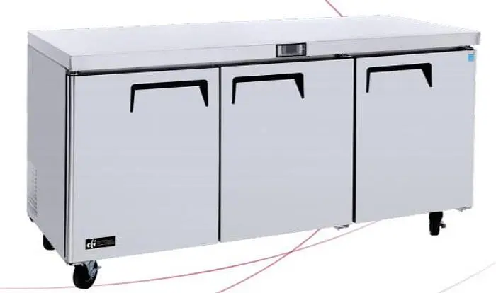 72" undercounter refrigerator