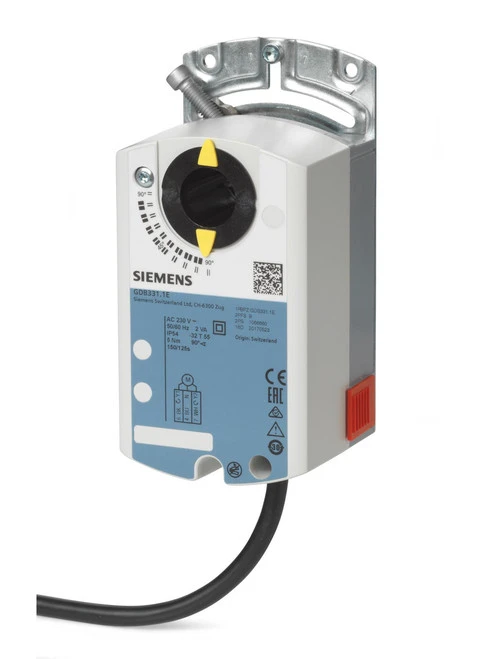 Siemens GDB331.1E Rotary Air Damper Actuator, AC 230 V, 3-Position, 5 Nm, 150 s [New]