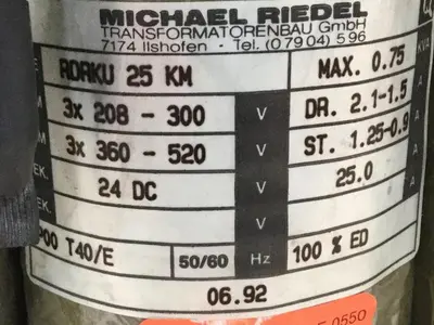 USED GENERAL ELECTRIC RDRKU 25 KM