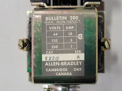 USED ALLEN-BRADLEY 200-E220 Z2