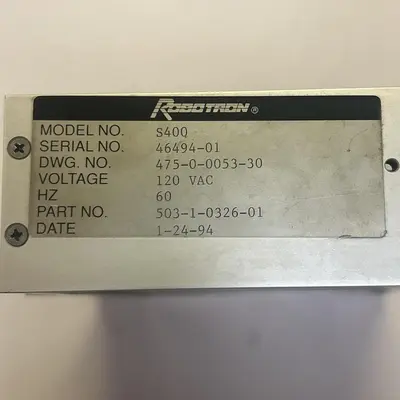 Used ROBOTRON 503-1-0326-01 PLC Input & Output Ohio US | Surplus Asset Holdings #1239301