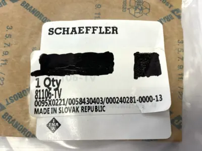 USED INA AXIAL CYLINDRICAL ROLLER BEARING