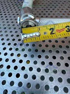 USED ADVANTA PURE APSH-P  48" HOSE W/ 1/2" SANITARY FITTING