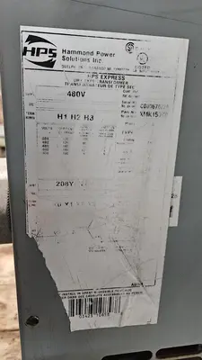 Used HAMMOND POWER SOLUTIONS XMK150KB Distribution Transformers Saskatchewan CA | Certified Sales and Rentals #1637140