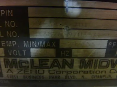USED MCLEAN MIDWEST HX-3826-101