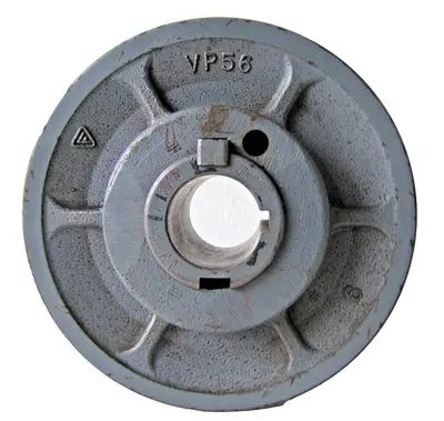 Variable Pitch 1VP56 V Belt Pulley 5-3/8" OD 1-1/8 Keyed ID Single Groove