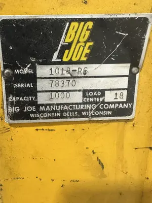Used BIG JOE 1018-R6 Stackers Georgia US | The Equipment Hub #163357