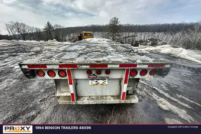 Used 1994 BENSON TRAILERS 48X96 Flatbed Trailers Pennsylvania US | Proxy Equipment #1382983