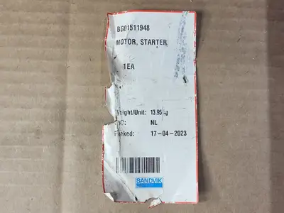 USED SANDVIK BG01511948