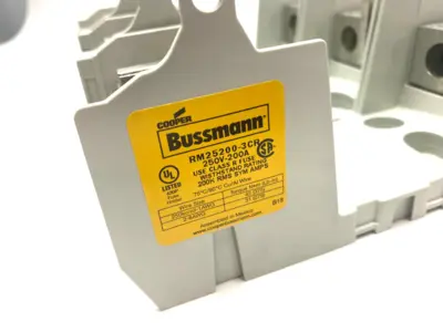 New | in-Stock Cooper Bussmann Modular Fuse Block Class R 3-Pole 250V 200A Fuse Accessories Michigan US | Maverick Industrial Sales #1393071