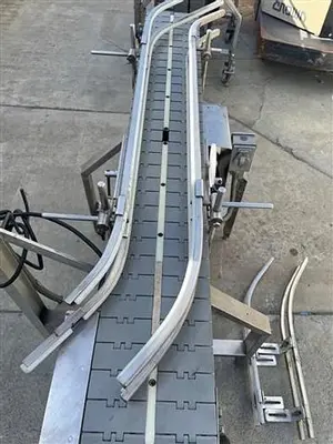 Conveyor, Belt, 7" X 54", S/st, Vari-Speed, Guide Rails #S744592