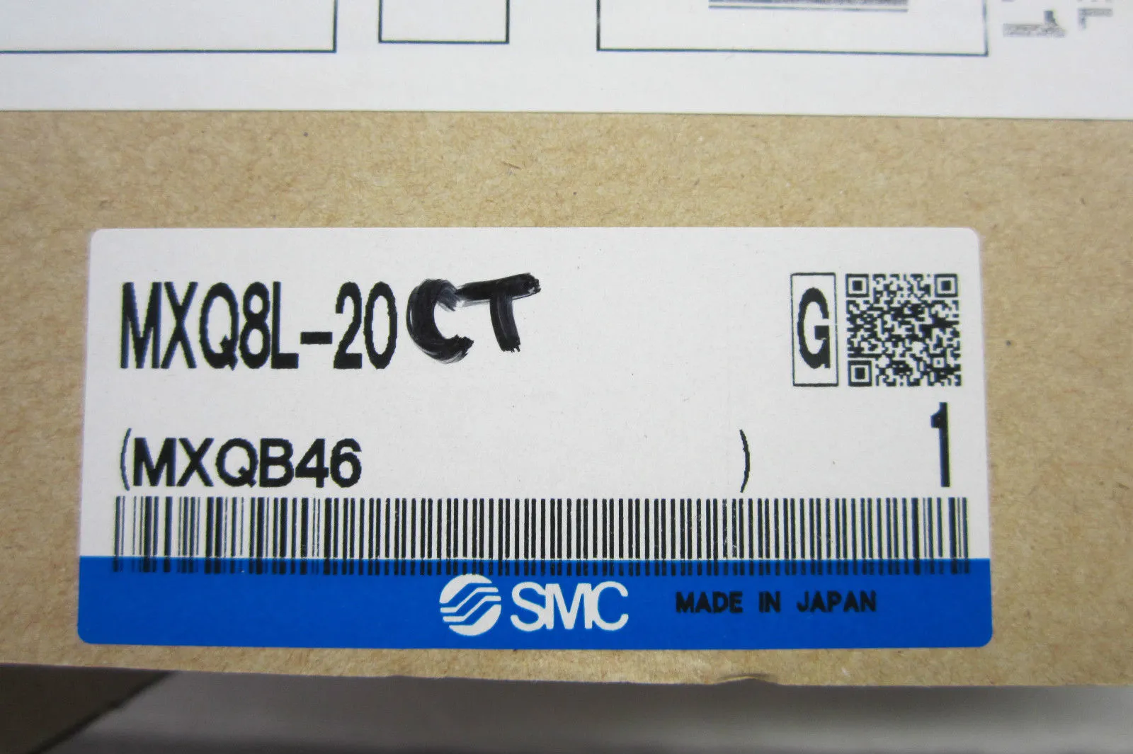 NEW SMC MXQ8L-20CT SLIDE TABLE CYLINDER MXQ8L20CT