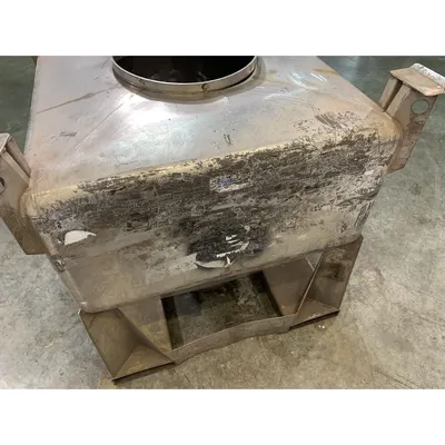 Used 1000 Liter (35 cu. Ft) IBC Matcon Stainless Steel Portable Tote Bin