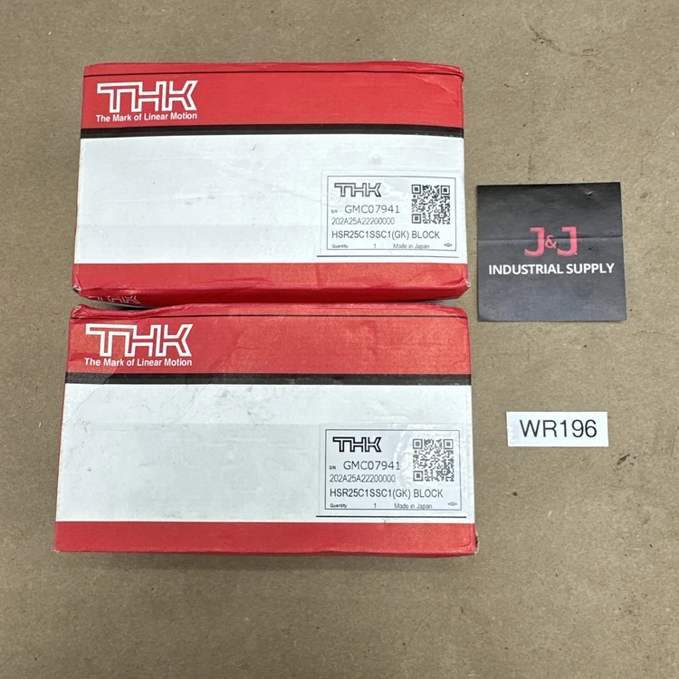 New | in-Stock THK HSR25C1SSC1 (GK) Bearings Indiana US | J&J Industrial Supply #872088