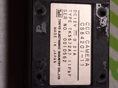TOKYO ELECTRONIC INDUSTRY CO. CCD CAMERA CS8420i-11 WITH SHORT LENS