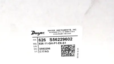 NEW DWYER 626-11-GH-P1-E6-S1