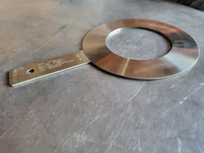 4" Paddle Orifice Plate Upstream 4.026"