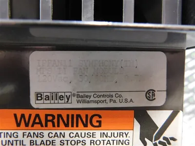 ABB Bailey IPCHS01 Power Module Chassis with IPFCH01,IPECB11,IPFAN11 Used