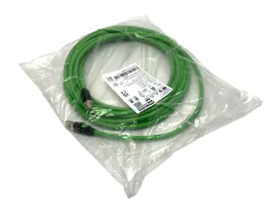 New | in-Stock Murrelektronik Double Ended Ethernet Cable M12 RJ45 4-Pole 7m Cable & Wire Michigan US | Maverick Industrial Sales #1461068