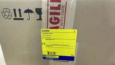 SCHNEIDER ELECTRIC SQUARE D S33859 (26 AVAILABLE) TRANSPARENT COVERS NEW IN BOX