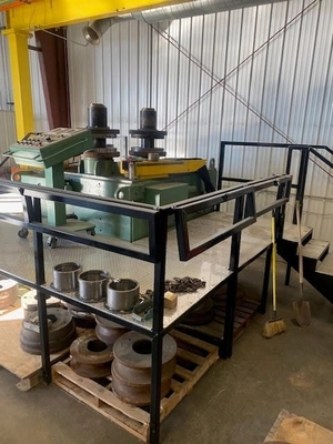 Haeusler HPR-15 Hydraulic 6.29" x 0.74" Horiz/Vert. Roll Bender