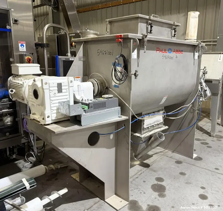 Used PAUL O ABBE RB-35 Ribbon Blenders Illinois US | Aaron Equipment #1475430