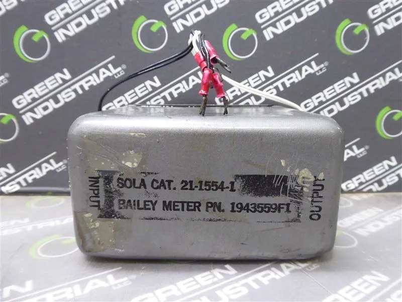 Sola / Bailey Meter 21-1554-1 1943559F1 Voltage Amplifier Regulator Used