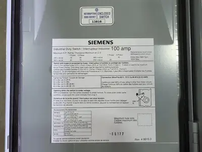 USED SIEMENS 12ID363NF