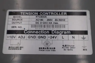 KTC800A Tension Controller 24V 0-4A STOCK K-2991-A