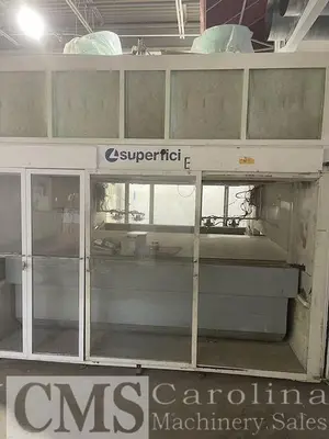 Used 2010 SUPERFICI MAGUNM 2-HEAD SPRAY MACHINE Woodworking Complete Operations North Carolina US | CAROLINA MACHINERY SALES #1338153