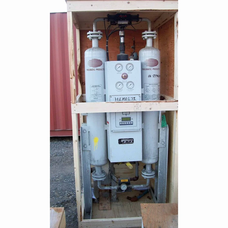 Used _UNKNOWN_ 150DHASP-SA4B1S.

SERIAL NO: 1050367-1.
SYSTEM DESIGN PRESSURE: 150 PSIG.
TEMPERATURE: 150°F. Air Compressor Dryers British Columbia CA | Savona Equipment LTD #1168118