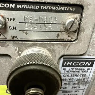 Used IRCON MX-303 Temperature/Pressure Ohio US | Surplus Asset Holdings #1236985