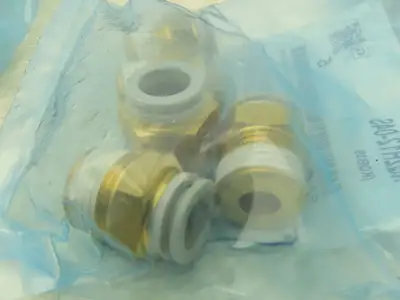 SMC KQ2H12-04S Male Connector Push Fitting 12mm Tube x 1/2"RC Brass  Lot of 30