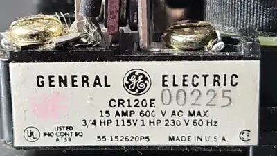 GE CR120E00225 RELAY. Loc4A8
