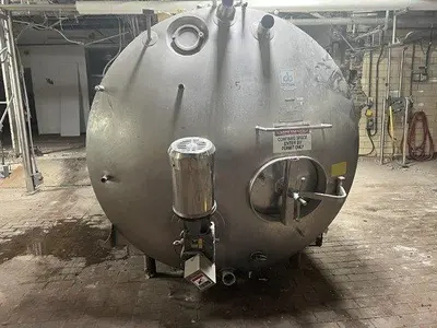 Cherry-Burrell SS Horizontal Dairy Tank