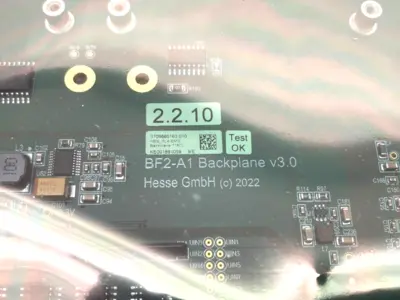 NEW HESSE MARSHALLING FIELD BF2-A1 BACKPLANE V3.0