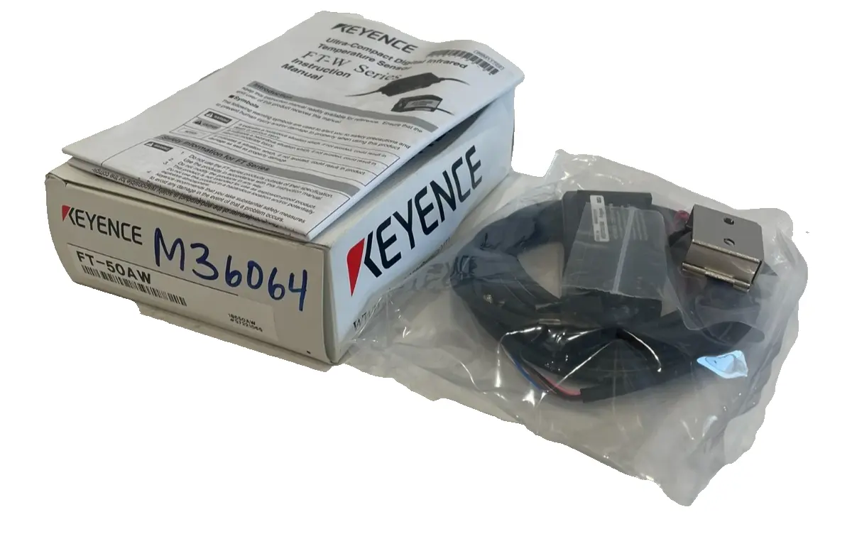 NEW KEYENCE FT-50AW TEMPERATURE SENSOR FT50AW